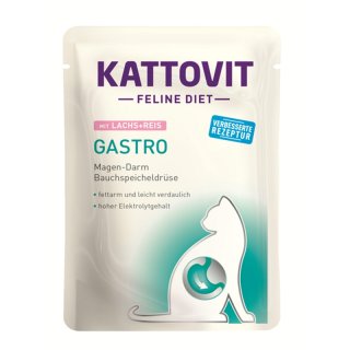 Kattovit Katzen Nassfutter Lachs & Reis