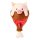 FuzzYARD Hundespielzeug Ham A Merry Pigmas Weihnachten