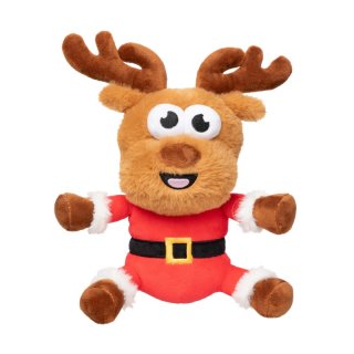 FuzzYARD Hundespielzeug Reggie-Claus Reindeer Weihnachten