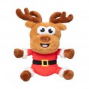 FuzzYARD Hundespielzeug Reggie-Claus Reindeer Weihnachten