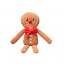 FuzzYARD Life Hundespielzeug Gingerbread Man Weihnachten