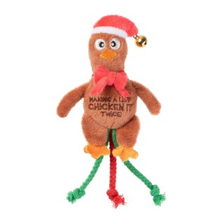 FuzzYARD Katzenspielzeug Chicken it Twice Chook Weihnachten