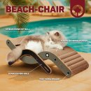 CanadianCat Kratzm&ouml;bel Beach Chair grau