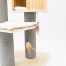 CanadianCat Kratzbaum Avery beige-anthrazit 75 x 56