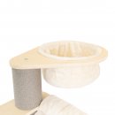 CanadianCat Kratzbaum Avery beige-anthrazit 75 x 56