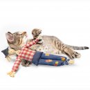 CanadianCat Katzenspielzeug mit Katzenminze Vogelscheuche