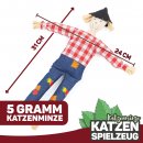 CanadianCat Katzenspielzeug mit Katzenminze Vogelscheuche