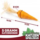 CanadianCat Katzenspielzeug mit Katzenminze Karotte