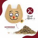 CanadianCat Katzenspielzeug Duft-Kissen aus Leder mit Katzenminze Katze