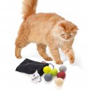 CanadianCat Filzb&auml;lle Katzenspielzeug Kugeln &Oslash; 3 cm