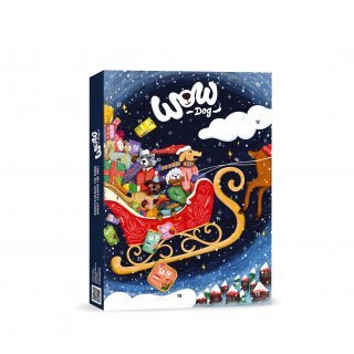 Wow Hunde Adventskalender 2025 mit 24 Leckerlis