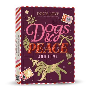 Dog´s Love Hunde Adventskalender 2025 mit 24 Leckerlis