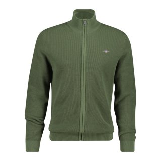 Gant Herren Strickjacke mit Mikrostruktur