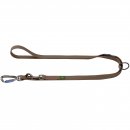 Hunter Hunde Verstellbare F&uuml;hrleine Havanna Taupe/Rauchblau