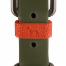 Hunter Halsband Havanna Gr&uuml;n/Orange