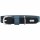 Hunter Halsband BioThane® x Leder Rauchblau/Schwarz