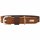Hunter Halsband BioThane® x Leder Schokobraun/Cognac