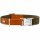 Hunter Halsung Wolmar BioThane® x Leder Alu-Strong Khaki/Orange