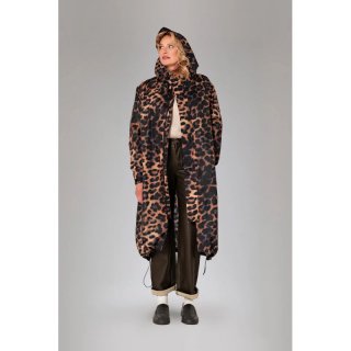 Rainkiss Damen Rain Coat Dark Leopard