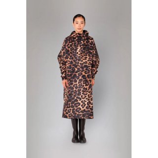 Rainkiss Damen Poncho Dark Leopard