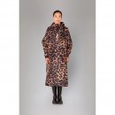 Rainkiss Damen Poncho Dark Leopard