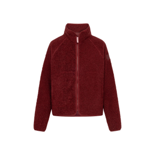 Derbe Damen Jacke Kuschelby Rhubarb Rot