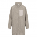 Derbe Damen Jacke Kuschelby Long Rainy Day Beige