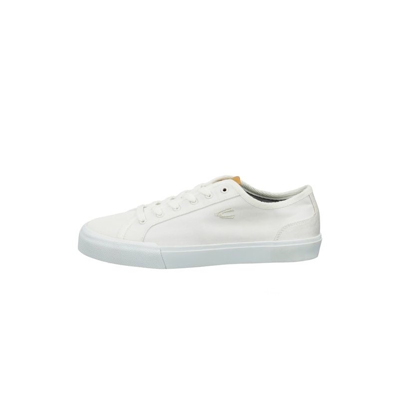 Camel Active Damen Sneaker aus Baumwoll Twill Weiß 38