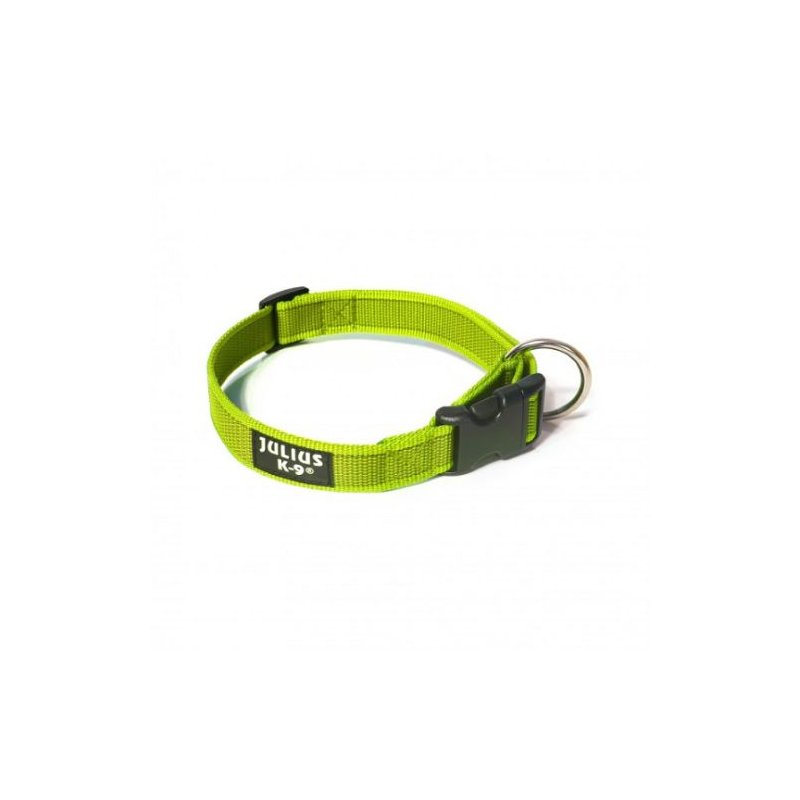 Julius-K9 Color & Gray Halsband Neongelb mit Verpackung