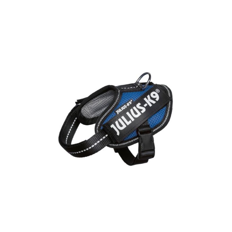 Julius-K9 IDC Powair Geschirr mit Logofeld, Blau