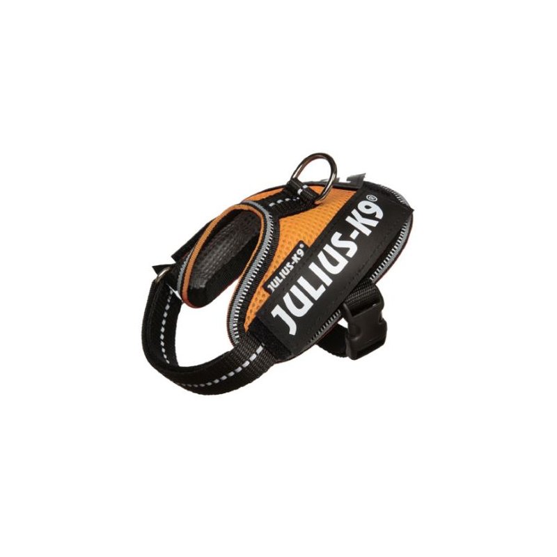 Julius-K9 IDC Powair Geschirr mit Logofeld, Orange