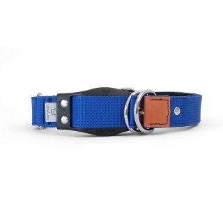 WowWow Hundehalsband mit integrierter Leine Blau