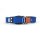 WowWow Hundehalsband mit integrierter Leine Blau