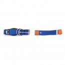 WowWow Hundehalsband mit integrierter Leine Blau 33-37 cm Halsumfang