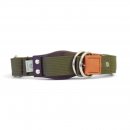 WowWow Hundehalsband mit integrierter Leine Dunkeloliv