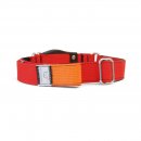 WowWow Hundehalsband mit integrierter Leine Rot