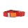 WowWow Hundehalsband mit integrierter Leine Rot 37-46 cm Halsumfang