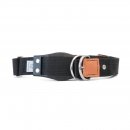 WowWow Hundehalsband mit integrierter Leine Schwarz