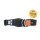 WowWow Hundehalsband mit integrierter Leine Schwarz 33-37 cm Halsumfang