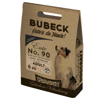 Bubeck Trockenfutter - No. 90 Entenfleisch - getreidefrei 6 Kg