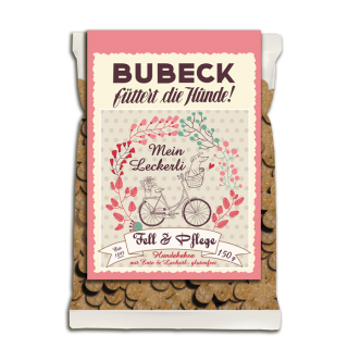 Bubeck Hundekuchen - Fell & Pflege - getreidefrei -150 g