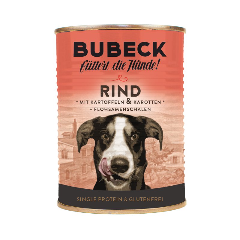 Bubeck Nassfutter - Rindfleisch mit Kartoffel und Karotte