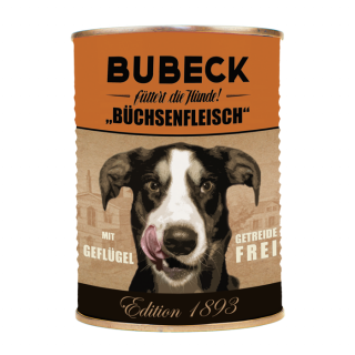 Bubeck Nassfutter - Büchsenfleisch mit Geflügel