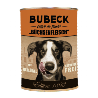 Bubeck Nassfutter - Büchsenfleisch mit Geflügel...