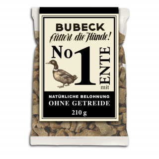 Bubeck Hundekuchen - No. 1 mit Ente - getreidefrei - 210 g