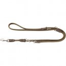 Hunter Verstellbare F&uuml;hrleine Round &amp; Soft Hunting Oliv L 200 cm | D 0,6 cm