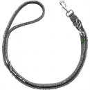 Hunter Verstellbare F&uuml;hrleine Divo Reflect Steingrau 200 cm | B 2,0 cm