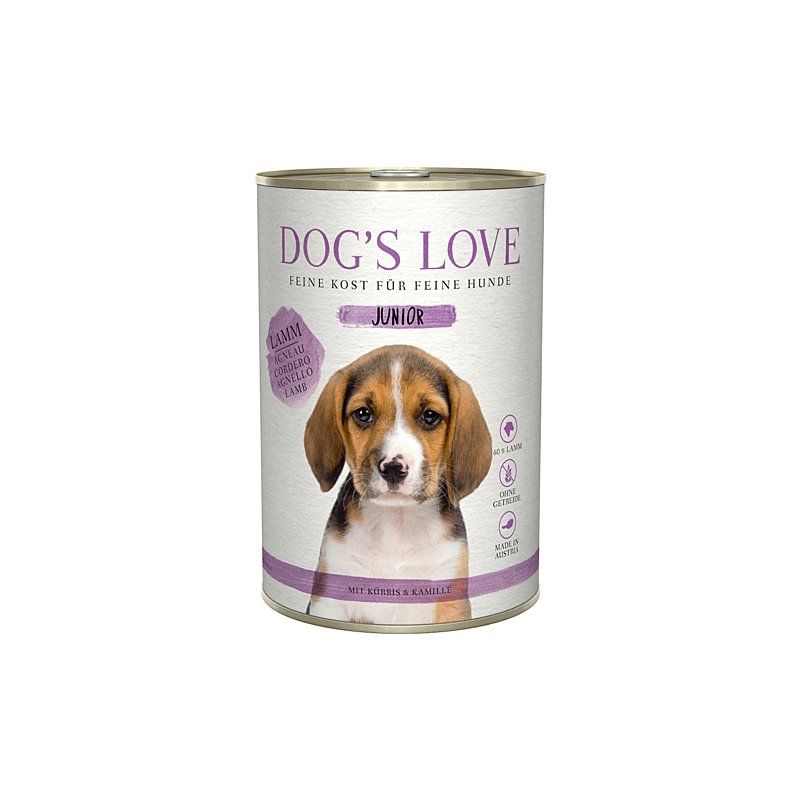 Dog`s Love Nassfutter Junior Lamm