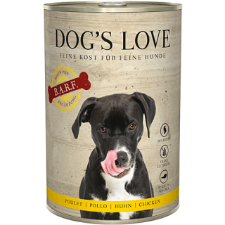 Dog´s Love Nassfutter Barf Huhn Pur 400g