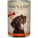 Dog&acute;s Love Nassfutter Barf Rind Pur 400g